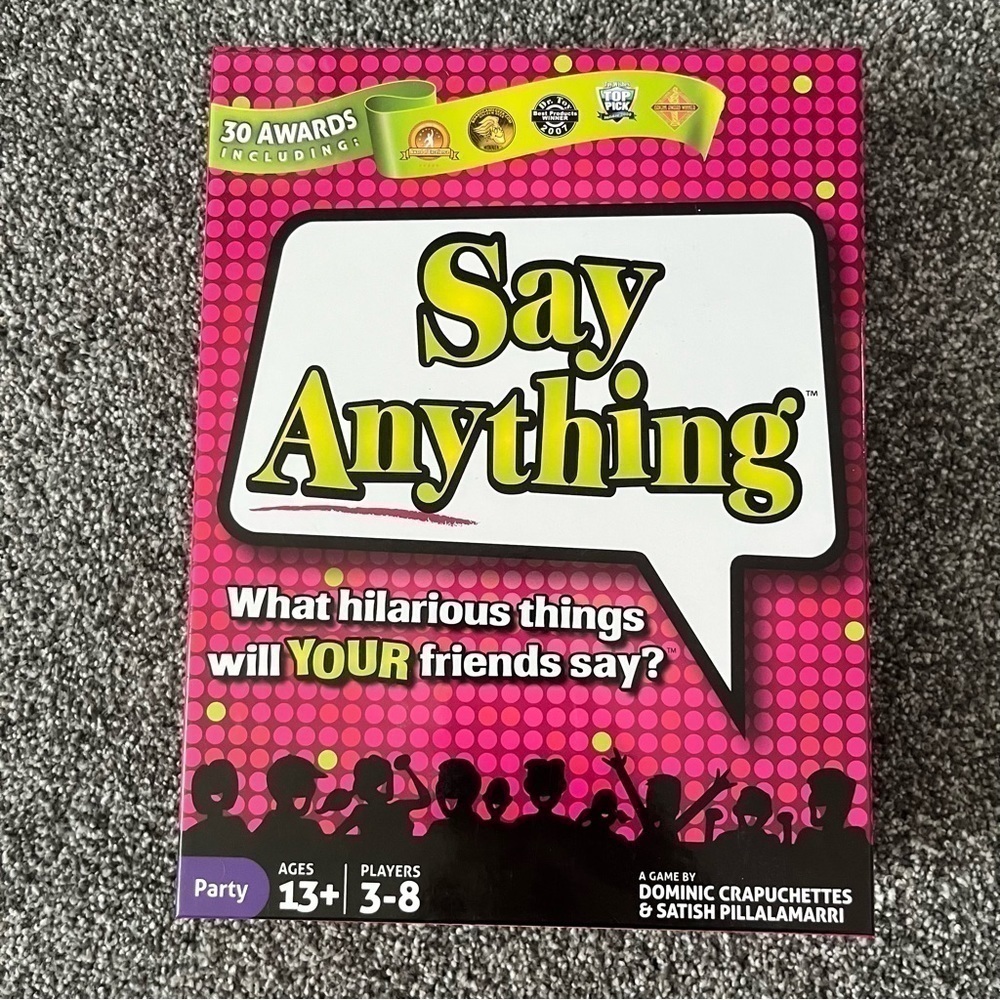 Say Anything Board Game